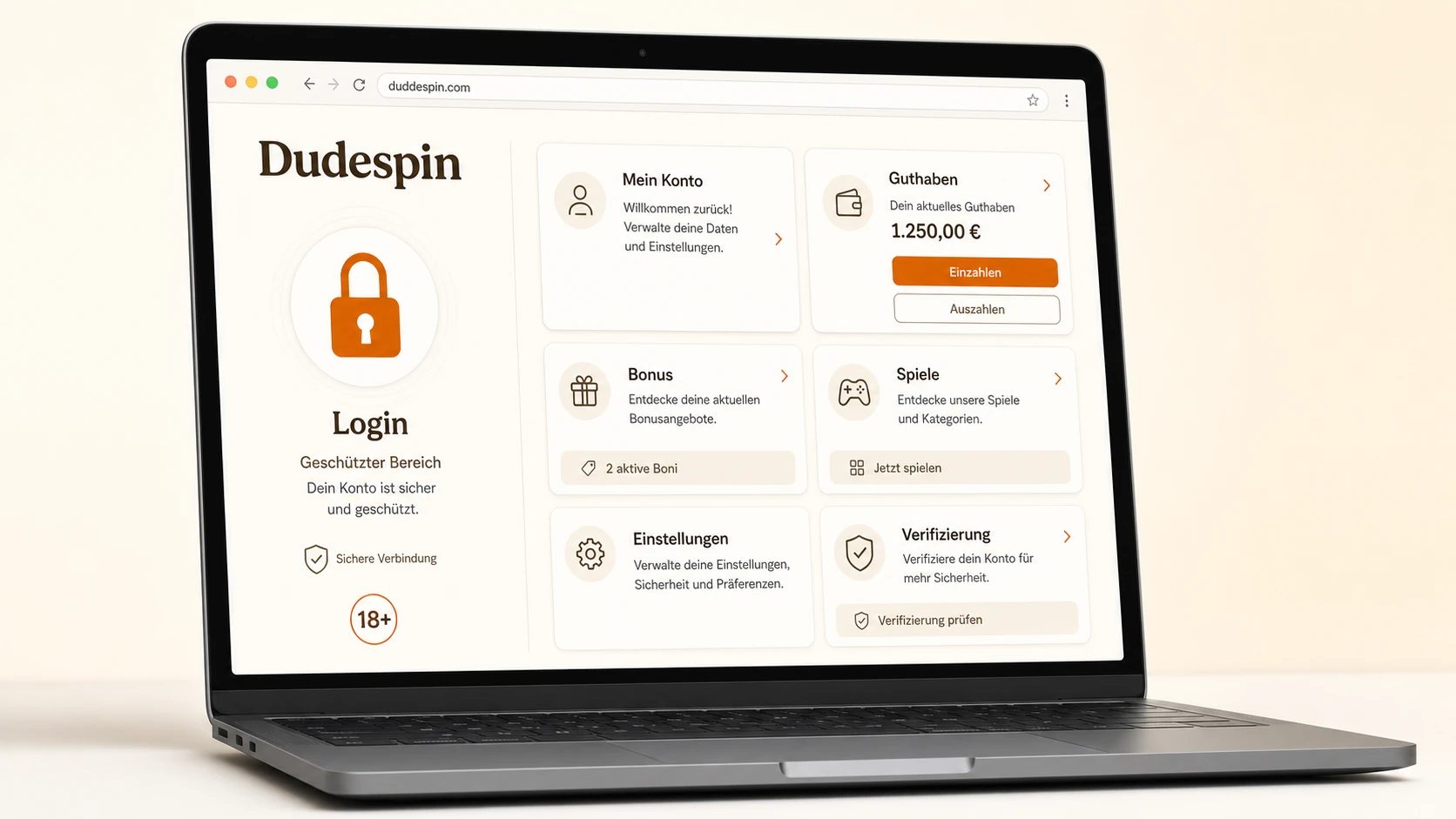 Was ist der Dudespin Login?