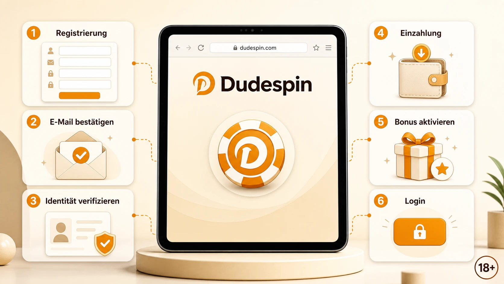 Dudespin Registrierung und Login